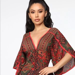 NWOT Multi Colored Maxi Dress